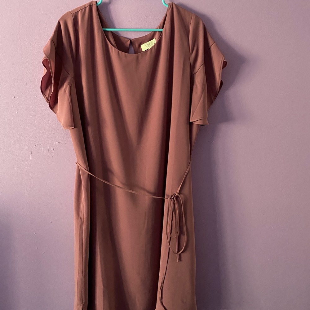 mauve dress
